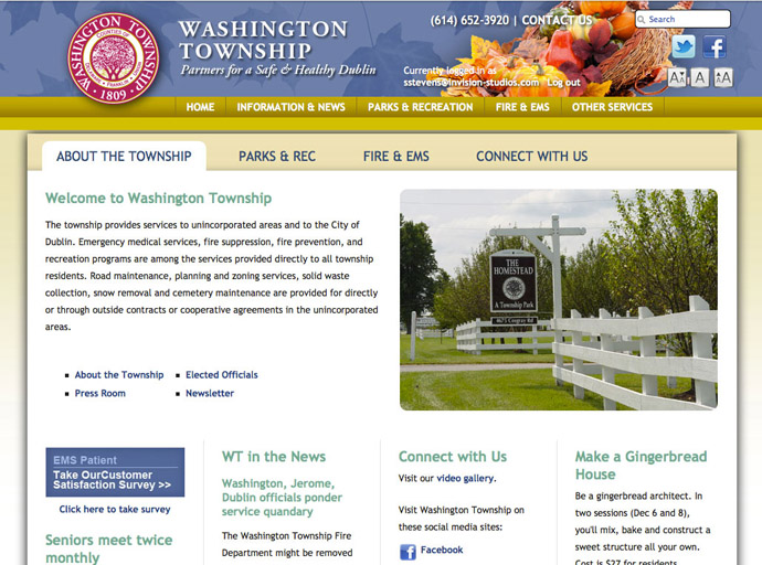 Washington Township Web Portal